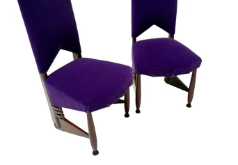 Pair of Amsterdamse School Chairs by Michel De Klerk for 't Woonhuys, 1916